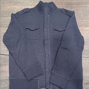 Banana Republic Men's Navy Military Jacket